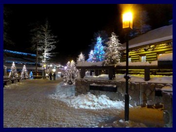 the Santa Claus village 